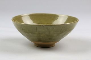 Rare 11/12C Antique Chinese Northern Song Longquan / Fujian Green Celadon Bowl 6