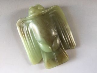 Chinese Antique Hongshan Culture Jade Carving Of Bird Ming Dynasty