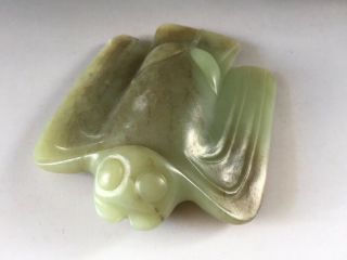 Chinese Antique Hongshan Culture Jade Carving of Bird Ming Dynasty 6