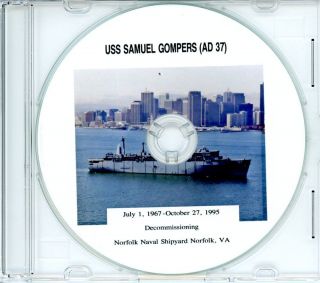 Uss Samuel Gompers Ad 37 Decommissioning Program 1995 On Cd Navy