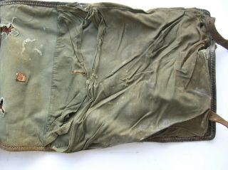 WW II German cowhide pony tornister rucksack backpack carrying bag MARKED 1943 6