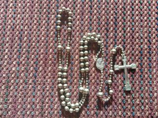 Vintage World War 2 Military Issued Pull Chain Rosary