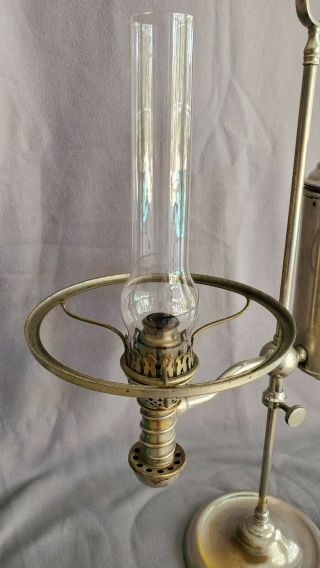 Antique Manhattan Oil Student Lamp (not electrified) 10