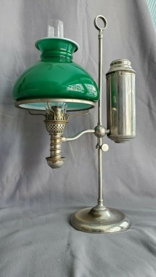 Antique Manhattan Oil Student Lamp (not Electrified)