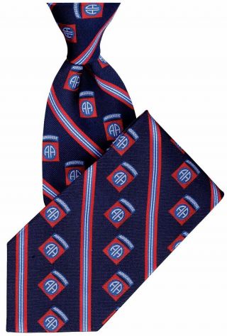 82nd Airborne Division Logo Tie