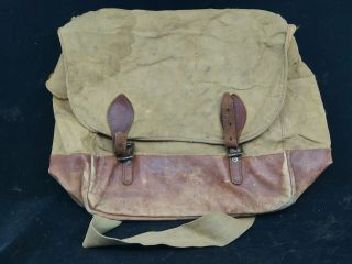 Ww2 Canadian Officers Private Purchase Satchel Side Pack Named