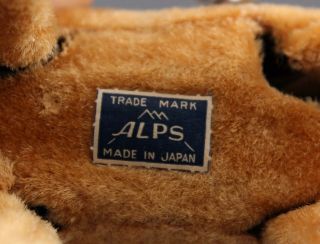 Vintage Alps Japan Tin Wind - Up,  Mr.  Salesman & Box,  Walking Dog Toy,  NR 10
