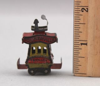 Antique 1922 Comics Germany Miniature Toonerville Trolley Cracker Jack Penny Toy