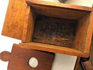 Unique Handmade Wooden Camera Box Crude Antique 12