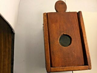 Unique Handmade Wooden Camera Box Crude Antique