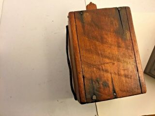 Unique Handmade Wooden Camera Box Crude Antique 3