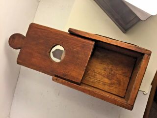 Unique Handmade Wooden Camera Box Crude Antique 5