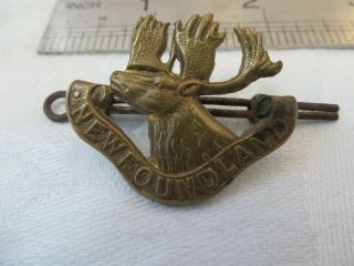 WORLD WAR ONE ROYAL NEWFOUNDLAND REGIMENT CAP - BADGE AND SWAGGER - STICK 2