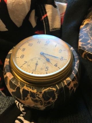 Rare Zenith 8 Days Eye Ball Clock Vintage 2
