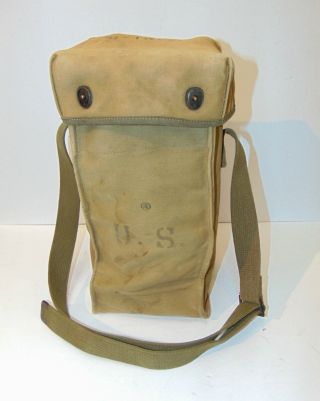 Wwii Vintage U.  S.  Army Engineer Khaki Mine Detector Bag Bg - 151 - F,  Satchel