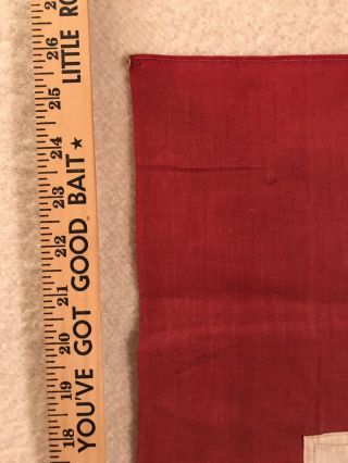 WW1 WW2 Banner Flag “Son In Service” Sewn - Pieced Cotton 25” X 17” 4
