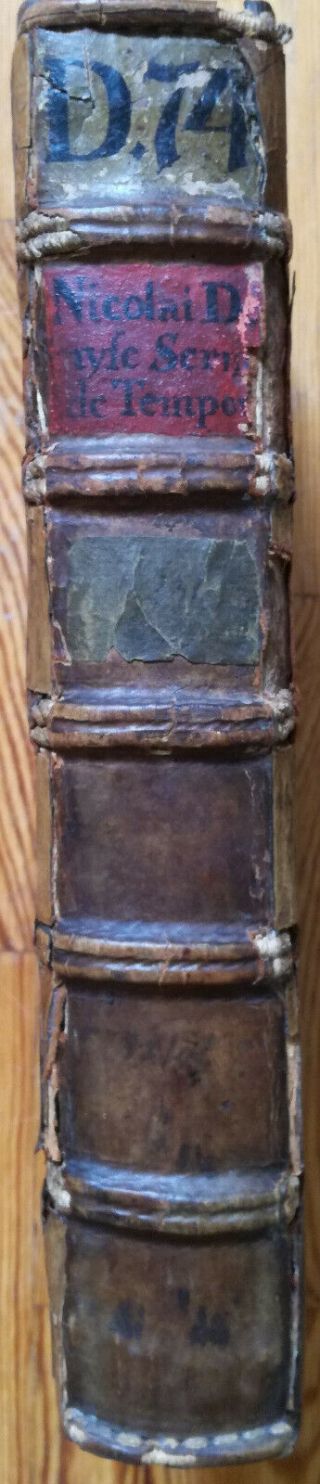 N.  Denyse Sermones Rubricated Post Incunable Folio Grueninger 1510 2
