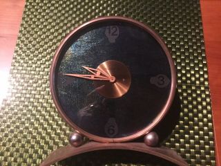 Jaeger - Lecoultre/tiffany 8 Day Clock 1948 Etched Glass Face