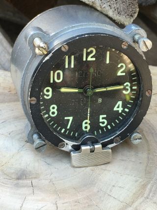 127 Chs Soviet Military Tank Cockpit Clock Ussr 5 - Days