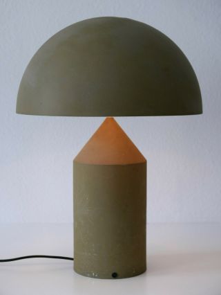 Early & Huge Mid Century Modern Table Lamp Atollo By Vico Magistretti For Oluce