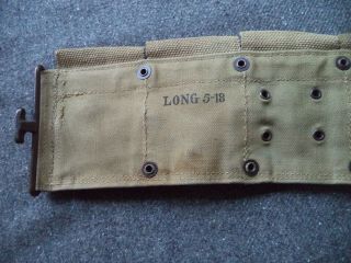 ww1 US AEF M1903 10 pocket Cartridge Belt R H LONG 5 1918 7