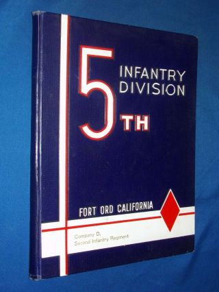 Vtg 1957 5th Infantry Division Fort Ord Ca Company D Second Infantry Regiment