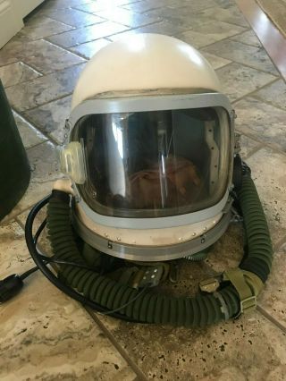 Vintage Russian Fighter Pilot Helmet Air Force With Box Ussr Soviet