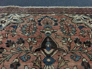On Antique Hand Knotted Persian Floral Area Rug Carpet 4’1”x6’10” 11