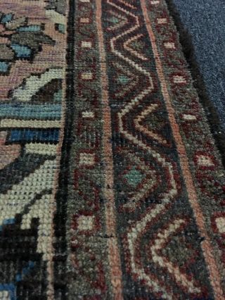 On Antique Hand Knotted Persian Floral Area Rug Carpet 4’1”x6’10” 8