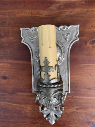Antique Victorian Gothic Wall Sconce