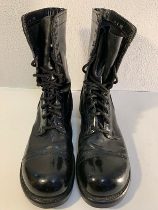Vintage Corcoran Series 1500 11 " Jump Boots Size 13 D Made In Usa
