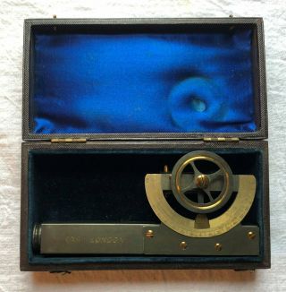 Antique Clinometer By Cary London - Clear Optics