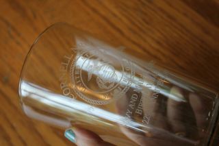 Glass Cup Cornell NROTC US Navy and Marine Corps Birthday Ball 229th anni 3