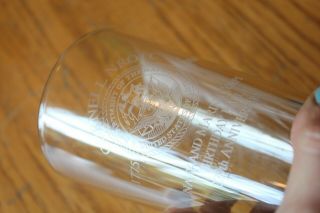 Glass Cup Cornell NROTC US Navy and Marine Corps Birthday Ball 229th anni 4