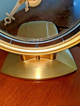 Rare Ship wheel Jefferson Golden Hour Mystery Clock for repair. 5