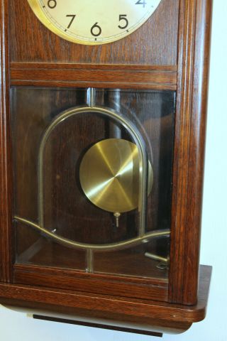 Antique Wall Clock Chime Clock Regulator 1920th FRANZ HERMLE & SOHN FHS 5