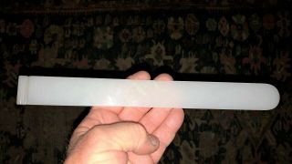 Fine Antique Chinese White Mutton Fat Jade Page Turner Qing