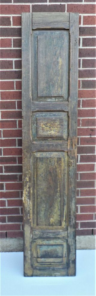 Spanish Colonial Antique Wooden Door Panel Mexico 78 1/8 X 16 1/2 X 1 1/2  Y "