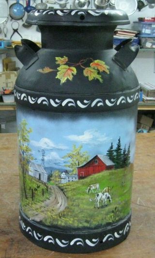 Park Farms Hand Painted Milk Can (10 - Gal. )