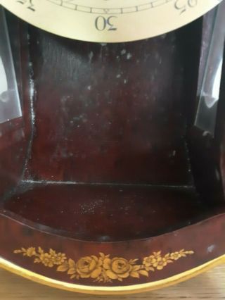 Vintage Zenith Le Locle Swiss Made Flower Clock & Shelf 12
