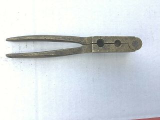 Early Era Brass Bullet Mold Similar To Colt Model