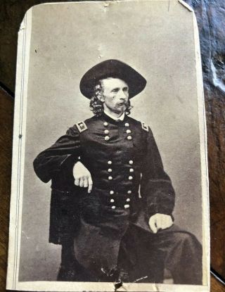 Rare Cdv Image Of A Union Soldier In A Burnside - Style Slouch Hat