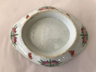 Antique Chinese footed Wu Shuang Pu dish with inscription 19th C. 11