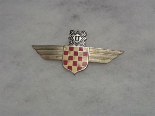 Croatia Ww2 - Badge Of Croatian Air Force Legion
