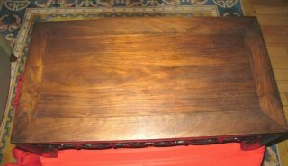 Rare Vintage Chinese Wood Tea Table L@@K 5