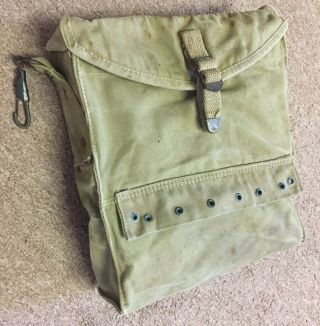 Authentic & Rare WWII U.  S.  Army Combat Infantry Airborne Canvas MEDIC KIT BAG 3