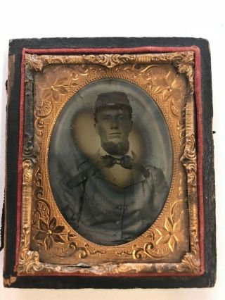 Ambrotype Possible Confederate Soldier