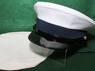 Vintage Bancroft Zephyr Military Cap Hat Sz 7 1/4 W Cap Cover