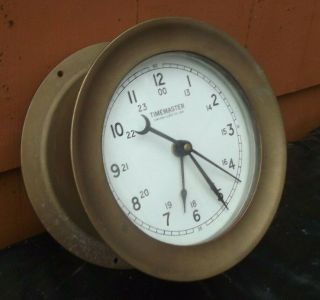 Chelsea Vintage Ships Clock 6 " Dial Brass