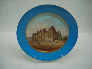 19th.  Century French Porcelain Sevres Topographical Plate " L 